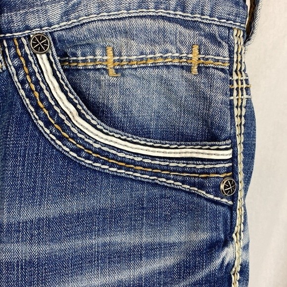 Affliction Men's Blue Denim Blake Jeans 31 - Picture 7 of 12